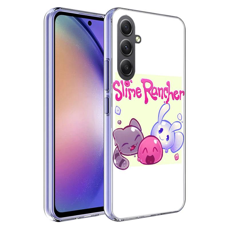 S-Slime R-Rancher Game Phone Case for Samsung A16 A26 A36 A56 A17 A37 A57 A07 A06 A02S A03 A04S A05S Galaxy Note 20 10 A50S A71