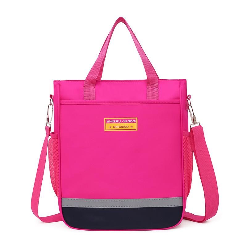 

New primary school students Korean version of children s printing British style children s handheld schoolbag Primary school students training tutor розы красного