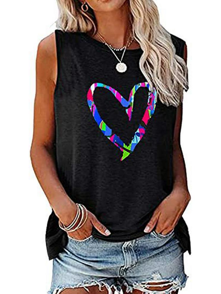 

Доступный: Европейский и американский весенне-летний бестселлер - Трендовый женский жилет без рукавов с принтом «Радужный дождь» от GOOD YIBES Small