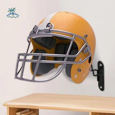 Metal Hanger Wall Helmet Storage Rack Space Saving Sturdy Wall-Mounted Helmet Hanger Strong Load-bearing Multi-functional