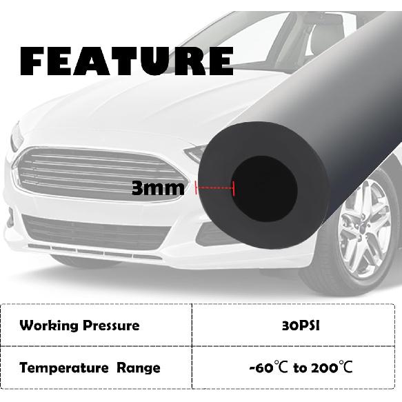 10Ft Vacuum Hose Automotive,ID 5/32 Inch (4Mm) Silicone Vacuum Hose For Transporting Air And Water,Universal Vacuum Lines Automotive Accessories For