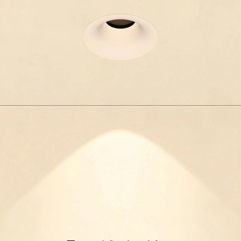 Anti-Glare Narrow Edge LED Wall Washer Spotlight for Living Rooms and Hotels
