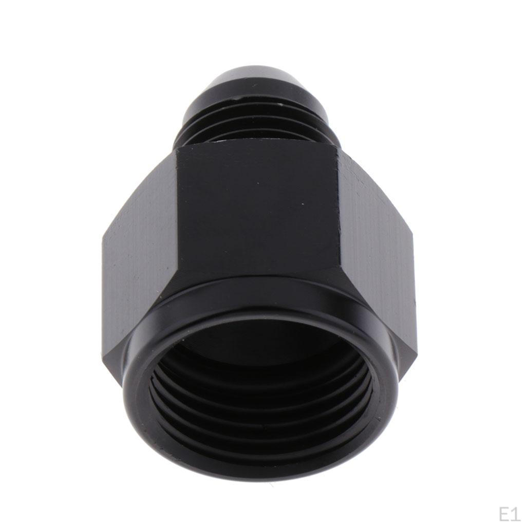 Black AN8 Female to AN6 Male AN Fitting Reducer Adapter