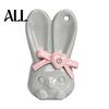 Stylish Accessory for Daily Use Bunny Can Opener Keychain, Cute Bow Rabbit Bottle Pendant, Portable Easy One Click Tab Beverage Keyring Outdoor