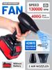 Turbo Fan Violent Air Gun 400g Thrust Stepless Speed High Power Turbofan Leaf Blower Handheld Jet Fan for Makita 18V-21V battery