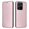 VIVO Y22S/Y35 Carbon Fiber Multi-card Flip Case - Simple, Neutral Design