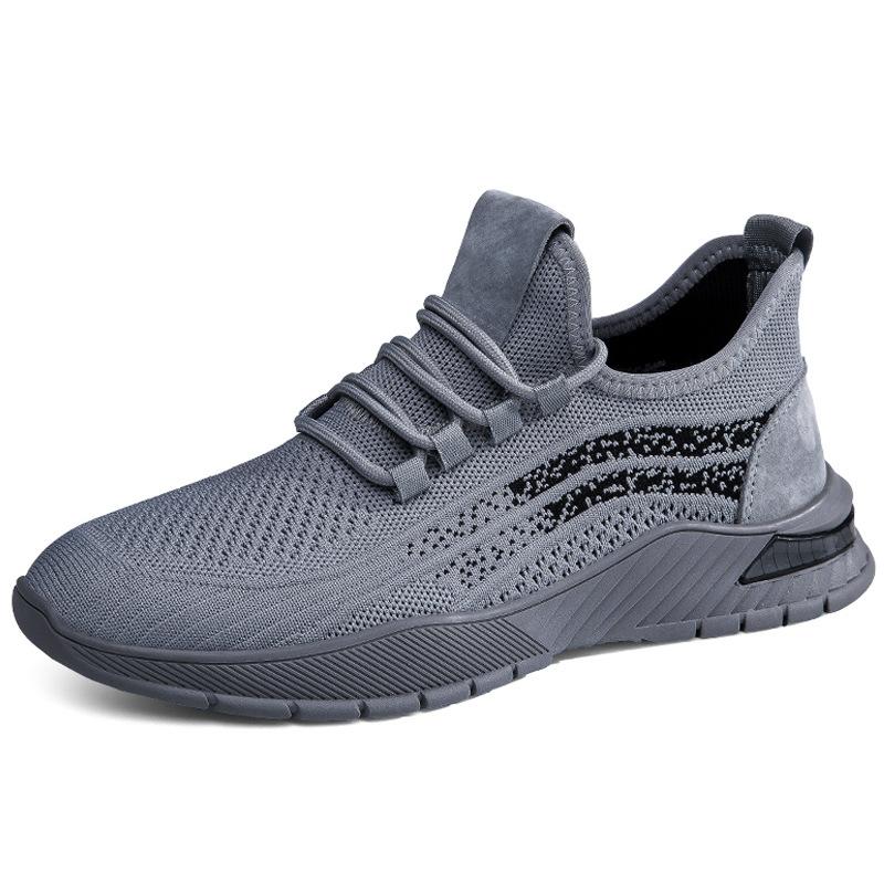 Men's Shoes Men's Breathable Fly-woven Mesh Shoes Thin Sports and Leisure Shoes Lightweight Hollow Mesh Shoes Running Shoes