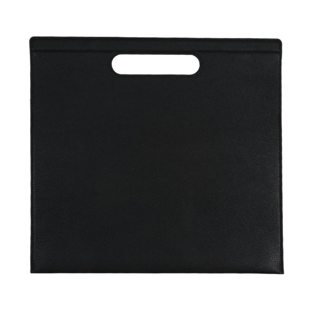 Leather Business File Holder Large Capacity Document Bag  Leather Handbag Magnetic Tablet Bag Birthday Gift