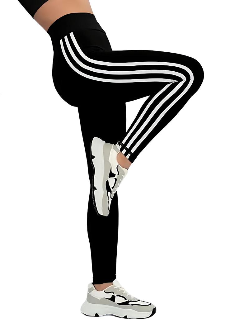 Kadın Yüksek Bel Düz Renk Yoga ve Fitness Pantolonu