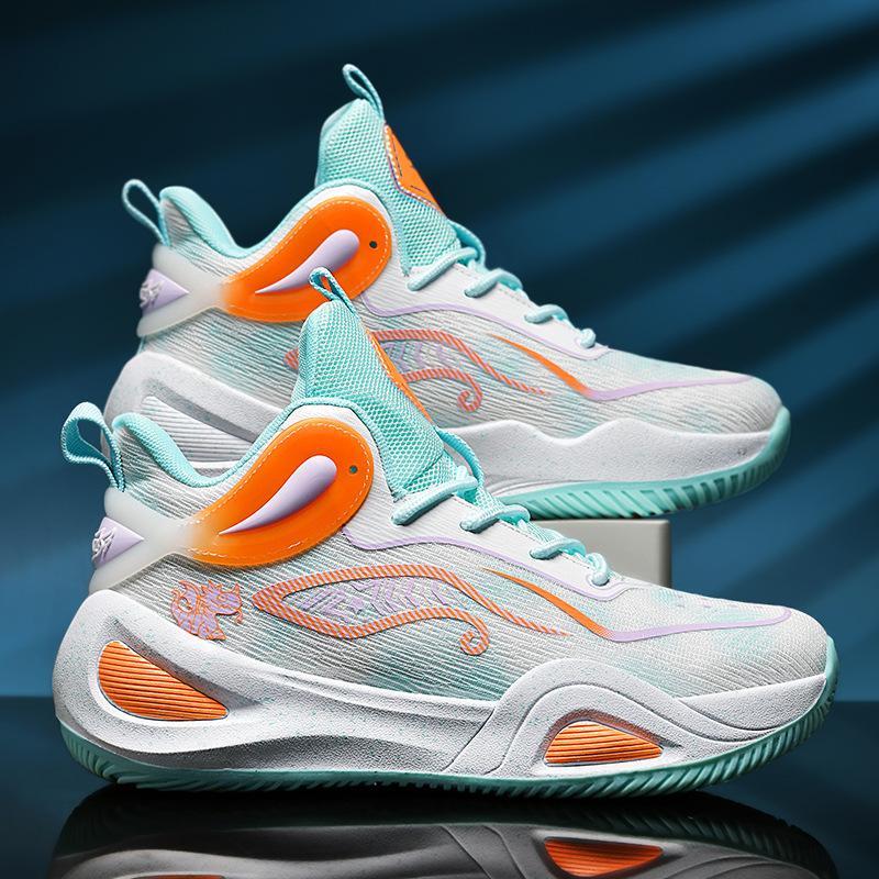 Basketball Shoes Men's Boots Casual Sports Shoes Teen Students Cement Field Practical Battle Indoor and Outdoor Competition Training Shoes