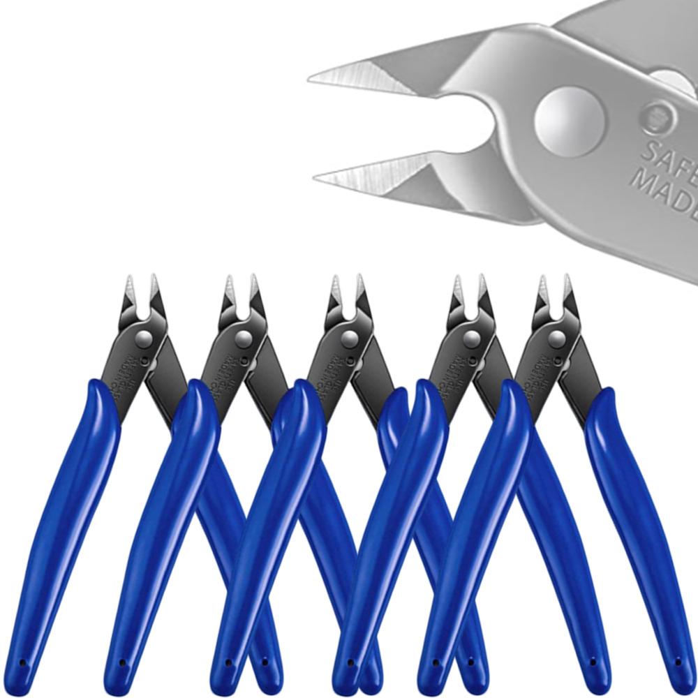 1-5Pcs 170 Diagonal Pliers Carbon Steel Pliers Electrical Wire Cable Cutters Cutting Side Snips Flush Pliers Nipper Hand Tools