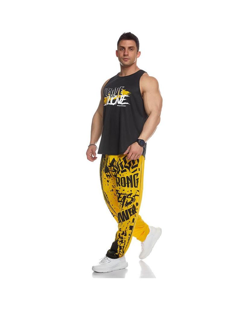Muscle Fitness Men's Quick-Dry Printed Training Pants – Autumn/Winter Collection