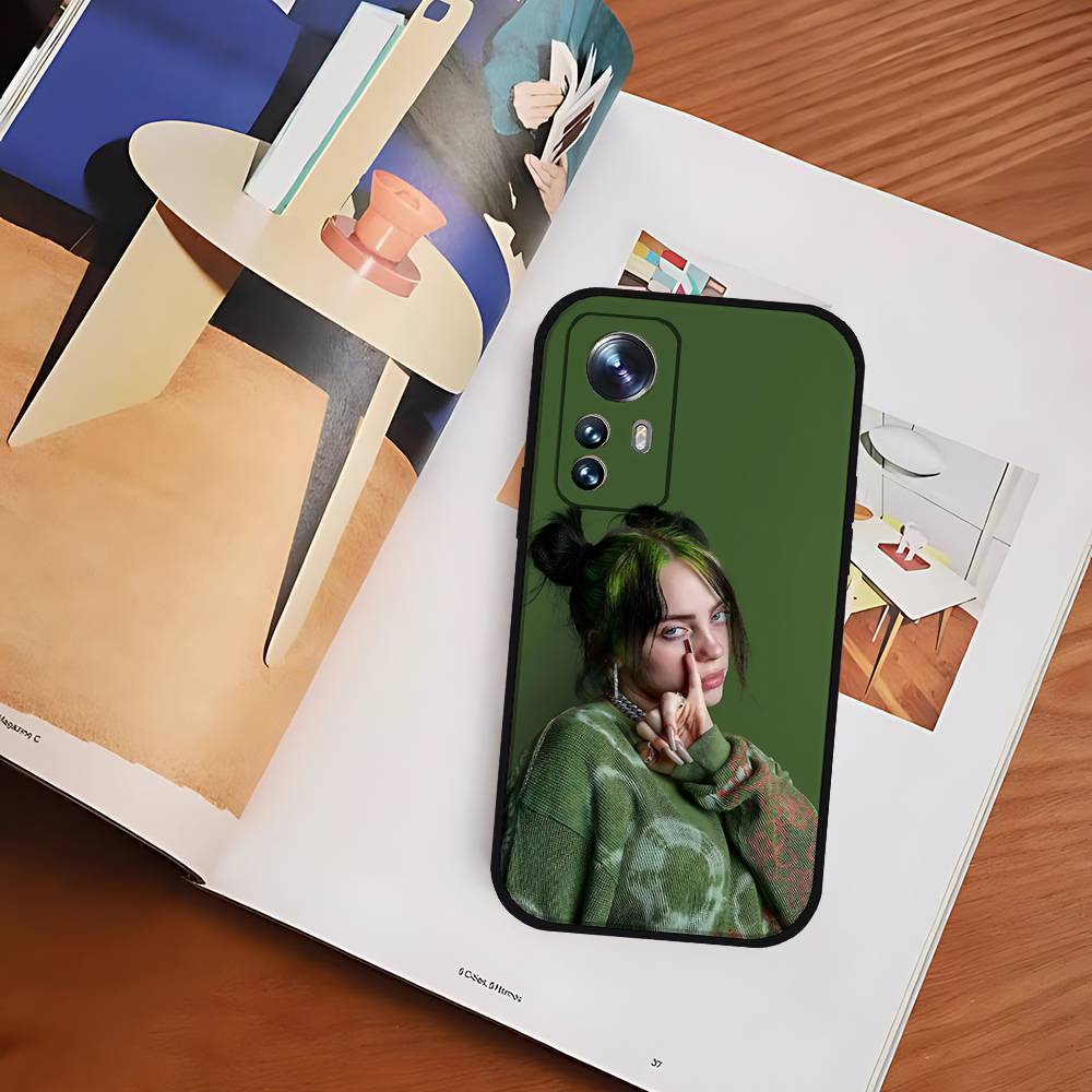 American Classic Female Singer Slim Black Shockproof Phone Case: Snug Fit For Xiaomi 12,11,12S Ultra & Redmi Note 11,10T,9,9A,8P