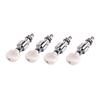 Pearled Banjo Pegs Tuning 4 Head Tuner Tone Keys Musical Instrument Parts Set