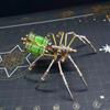 Kit de Modelo de Aranha Mecânica DIY Metal Puzzles 3D Insetos Cyberpunk Montagem Criativa Artesanal Puzzles de Metal