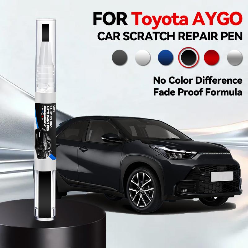 Car Paint Touch Up Pen For Toyota AYGO Paint Repair Pen Touch Up Scratch Remover DIY Auto Accessories Black White Silver Gray
