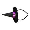 Sequins Witch Hat Headdress Headband Rose Specter Non-slip Catch Hair Hoop Hair Styling Tool