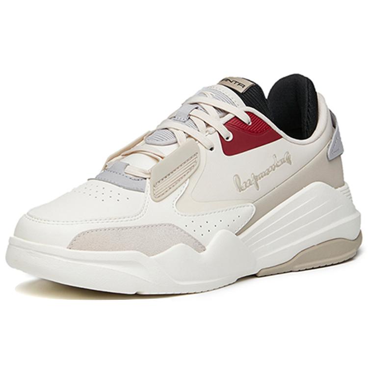 New Anta Life Collection Low-Top Skateboard Shoes Women's White Gray 122148092R-2