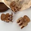Chinese Style Lacquer Wood Hair Claws for Women Retro High-End Large Wooden Shark Clip Gentle Back of Head Hair Accessories Gift
