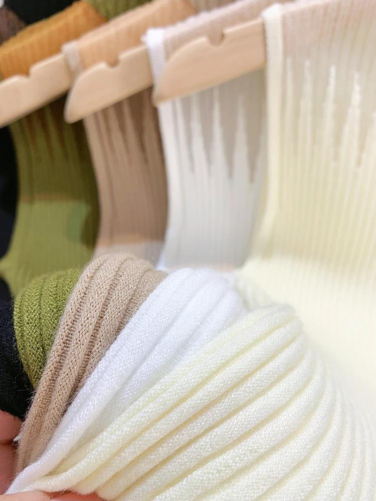 Mesh Knitted Top Women Y2K Tank Top Half Neck Vest Female Sleeveless Sweater Chic Cut Out Streetwear Solid Skinny White Tube Top