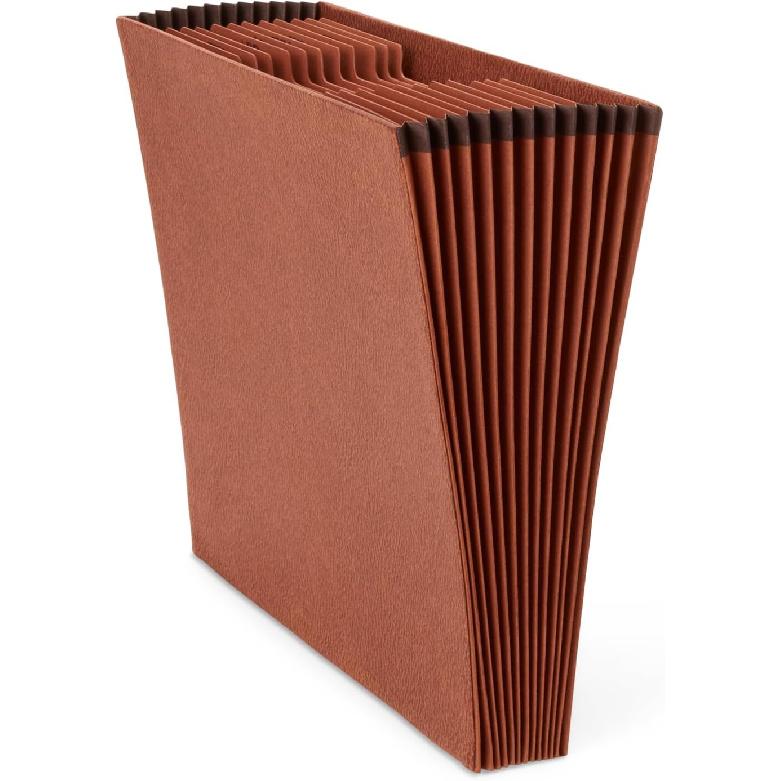 Blue Summit Heavy Duty Expanding File, Open Top, Letter Size, Monthly (Jan-Dec) Organizer, 12 Pockets