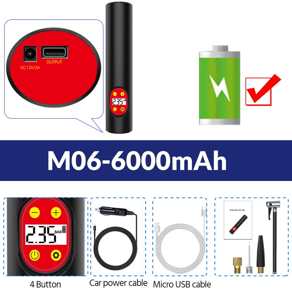 

Портативный насос E-ACE Air Iator с аварийным светодиодным освещением и функцией SOS. Высокопроизводительная батарея с поддержкой быстрой зарядки.