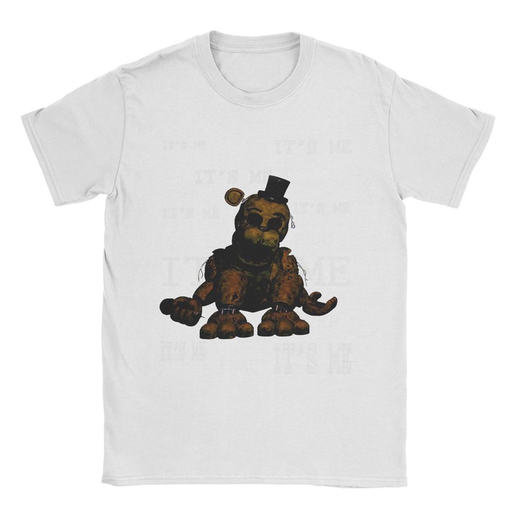 Men ITS ME Golden Freddyed Bonnie Game T Shirt  Cotton Tops Vintage Short Sleeve Round Neck Tee Shirt Graphic Printed TShirt