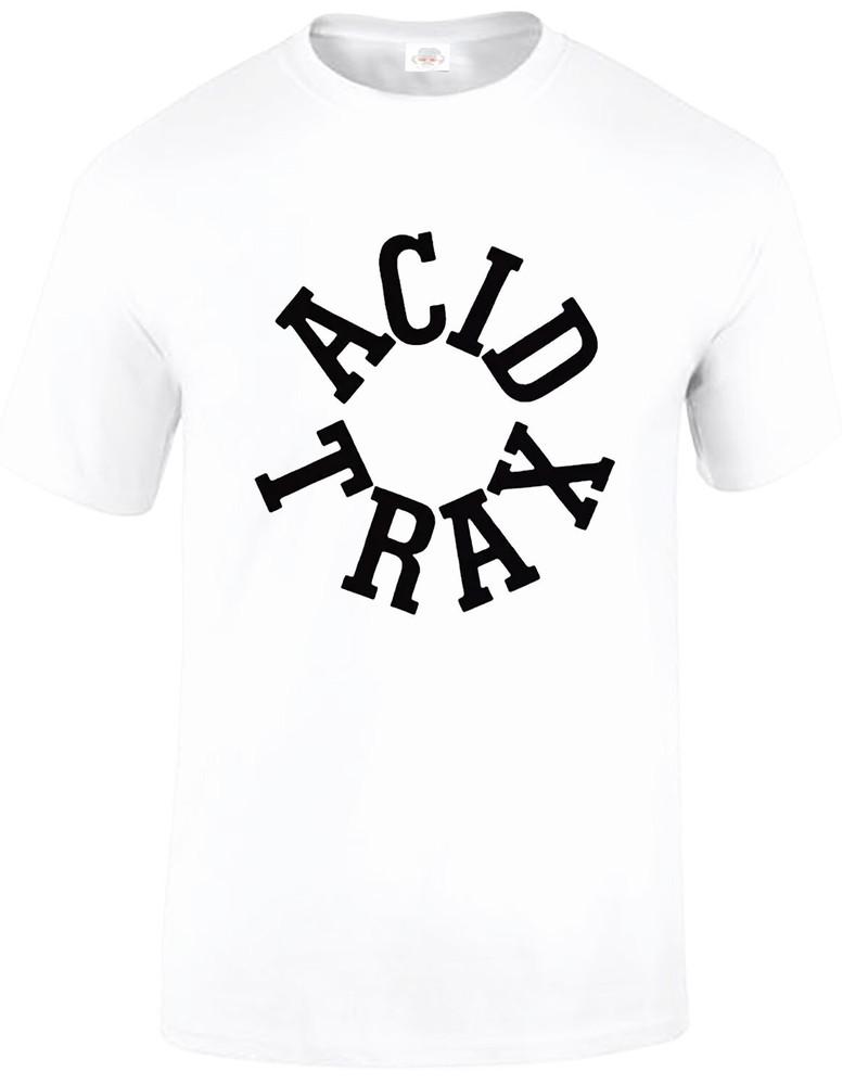 Acid trax tshirt mens funny acid house chicago dj pierre club rave tee top 2XL
