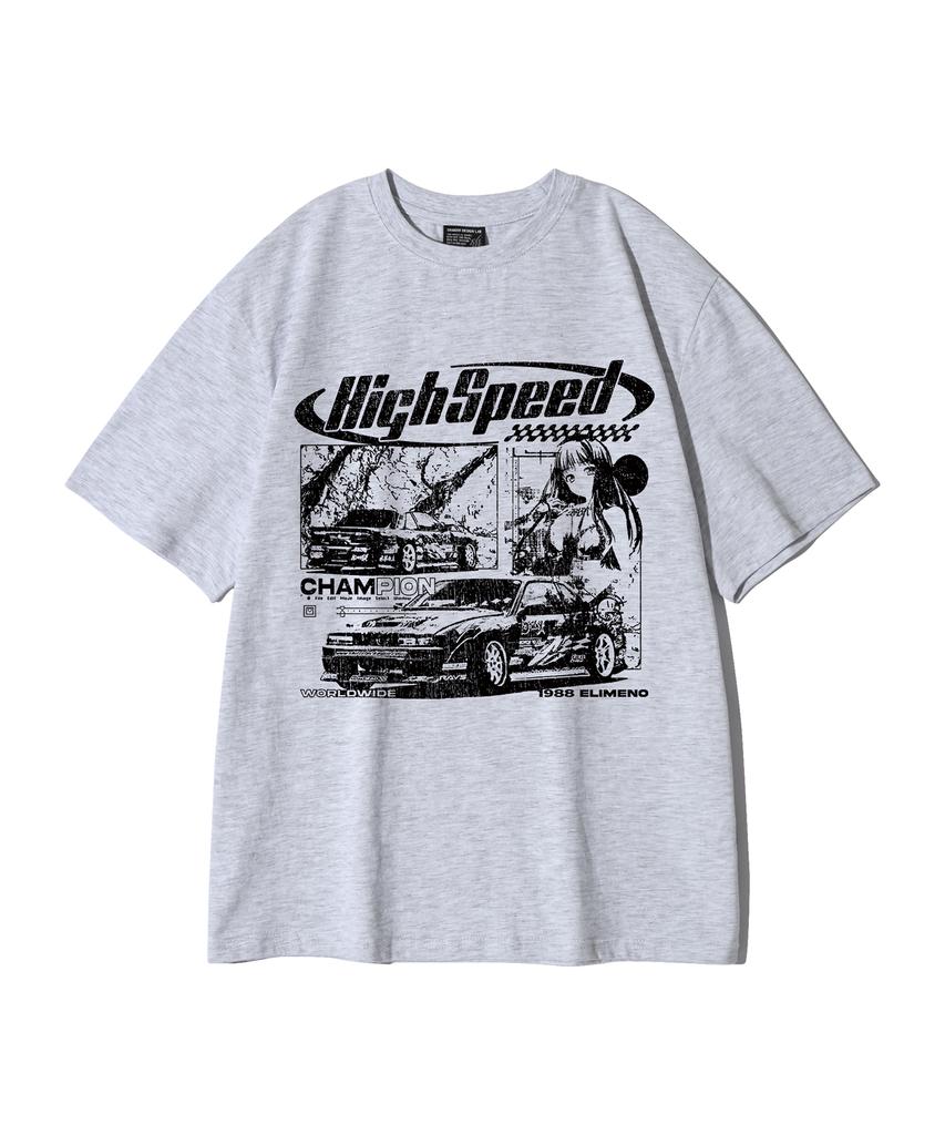 ELIMENO El High Speed Short Sleeve T-Shirt Melange