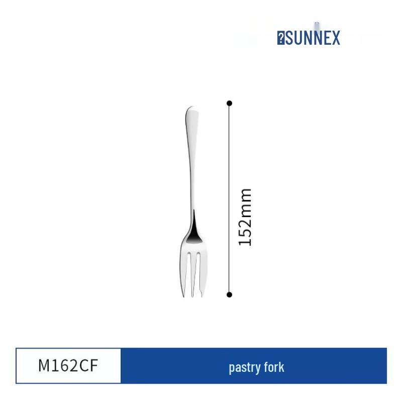 SUNNEX M162 Series 304 Stainless Steel Pastry Fork