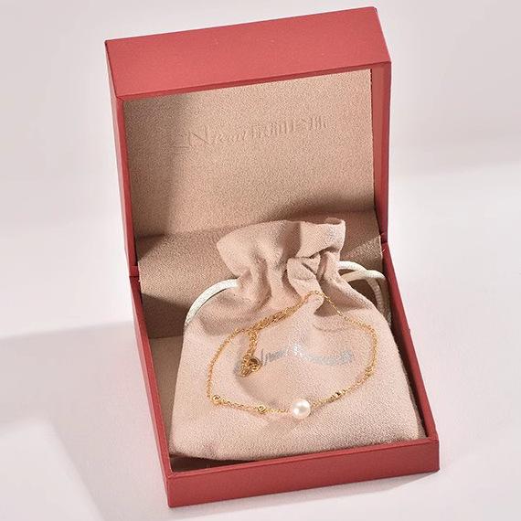 Ins Wind Natural Freshwater Pearl Bracelet Sparkles with Gypsy Design Packing and Wholesale