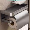 Badezimmer-Papierspender Bohrlos Wasserdicht Wandmontierte Taschentuchbox Rollenhalter Toilettenpapierhalter