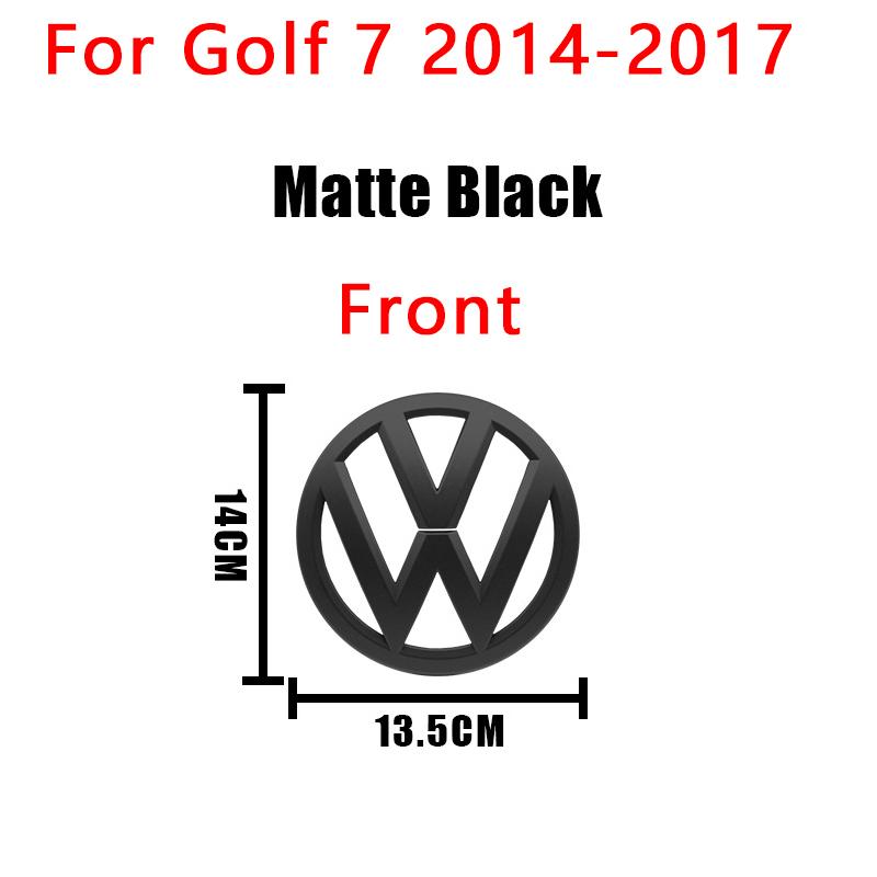 1Pcs VW 3D Car Cover Front Grille Badge Rear Trunk Emblem Decals Accessories For Volkswagen Golf 7 7.5 MK7 MK7.5 GTI R Rline GTD