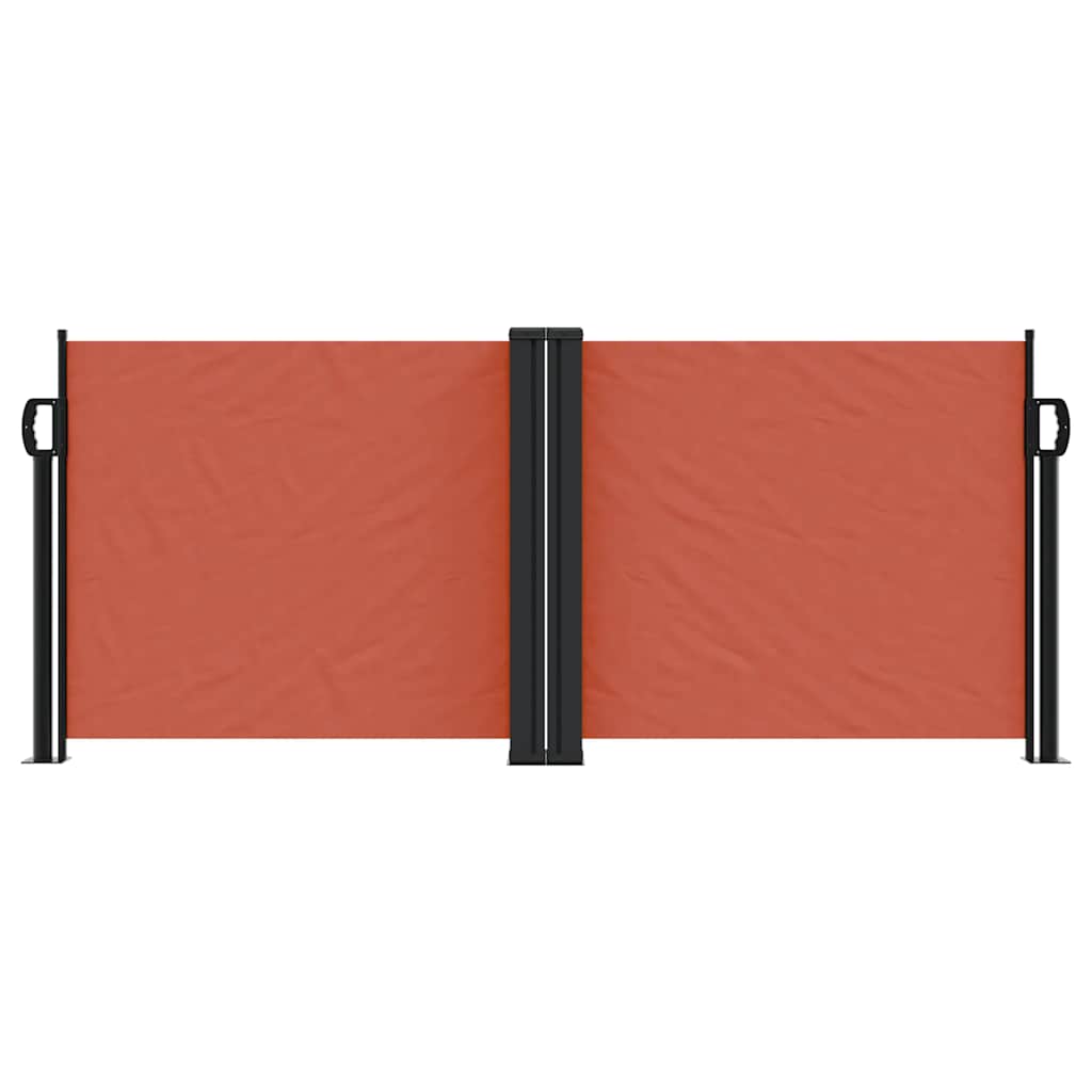 Retractable Side Awning Terracotta Red 100 X 600 Cm