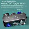 XDOBO X8 Max 100 W Vonkajší prenosný stolný prenosný stolný reproduktor s vysokým výkonom Bluetooth Mobilné nabíjanie Vodotesný počítačový subwoofer TWS