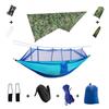 Anti Outdoor Camping Hammock With Mosquito Net And Rain Tent Equipment Supplies Shelters Camp Bed Survival Portable Hammock Soft and Comfortable