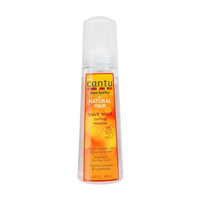 Mousse Au Beurre De Karité - CANTU - 248 Ml - Cheveux Bouclés - Texture Mousse - Volume
