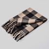 Imitation cashmere scarf women's fashion autumn and winter high-end plaid scarf new men's scarf shawl