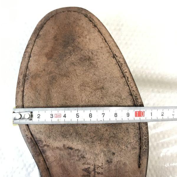 BOSTONIAN Genuine Leather Straight Tip Dress Shoes Men’s 9M 26.5-27.0 Burgundy(USED)