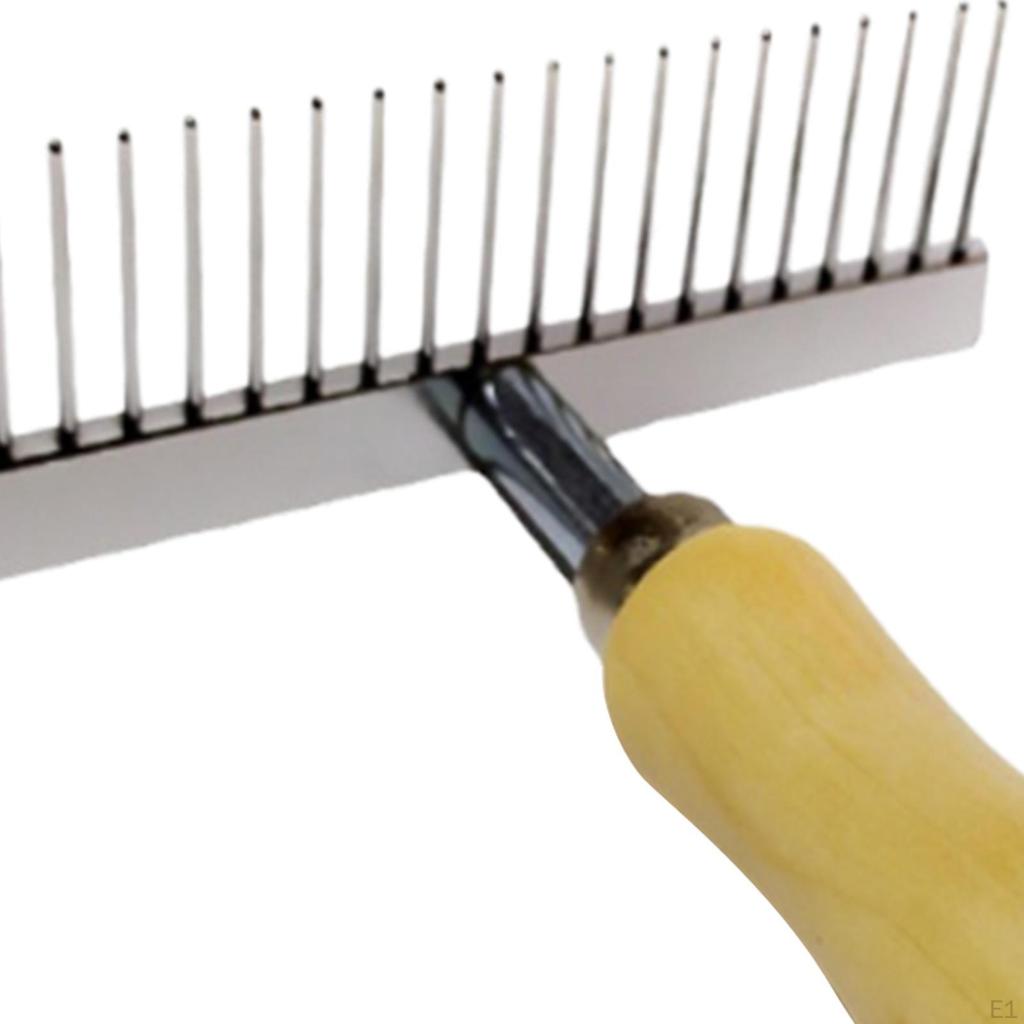Carpet Restoration Rake Rug Pet Hair Remover Portable Multipurpose Comb Dog Detangler for