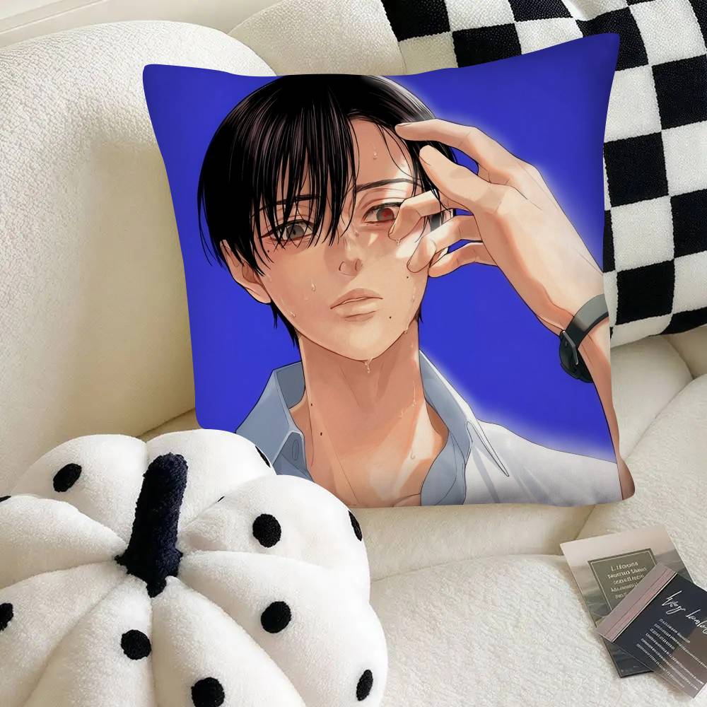 The Summer Hikaru Died HOT Anime CUTE Pillow Case Square Pillow Bedroom Sofa Leisure Comfort Cushion Car Home Decoration