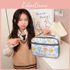 Adorable Student Cartoon Food Bag Lightweight Material Protective Features Kids