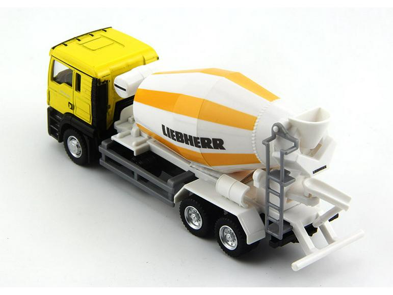 Ma Ke Da Alloy Car Model: Fire Truck, Tanker, Mixer, Garbage, Cement, Transport Vehicles