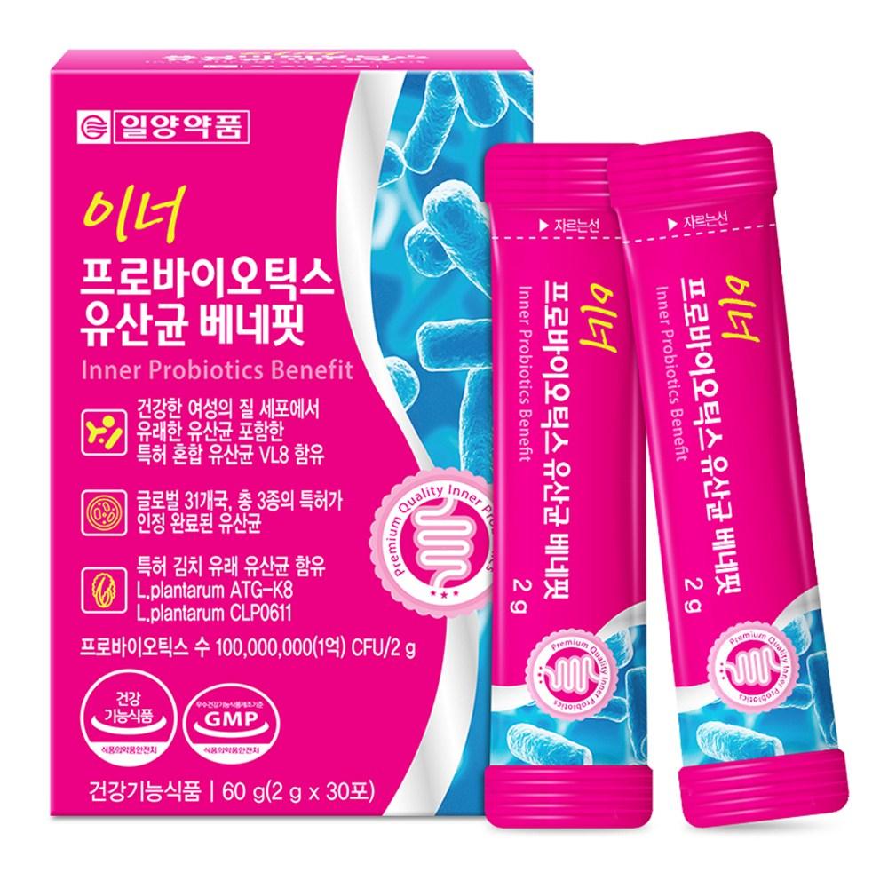 Ilyang Pharmaceutical Inner Probiotics Benefit 30p 60g 1 pcs