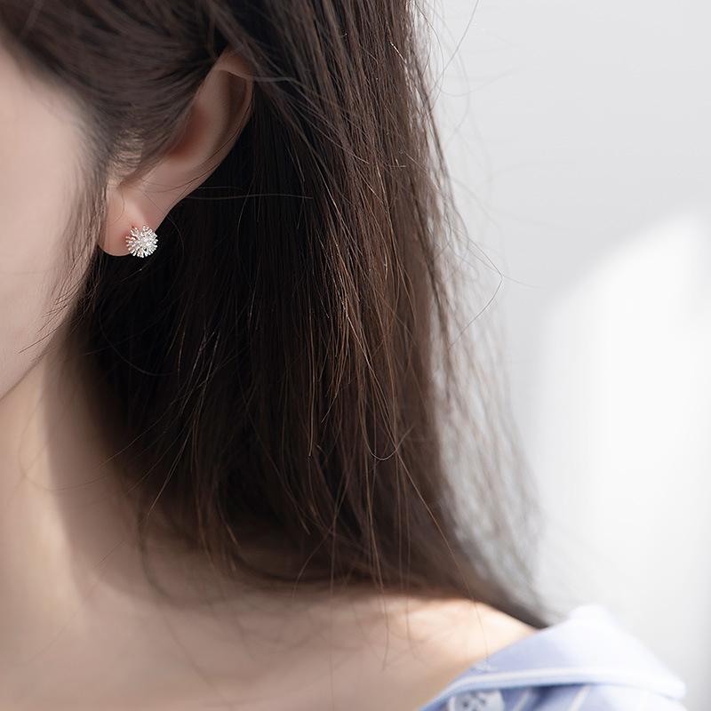 Dandelion Earrings Literary Fresh Cute Earrings Simple Creative Accessories