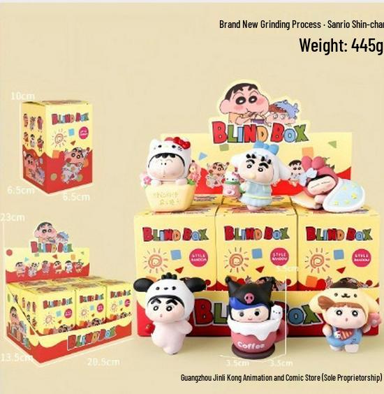 Sanrio Crayon Shin-chan Creative Cartoon Figure Ornament - Crayon Shin-chan Series