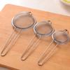 3pcs Stainless Steel Fine Mesh Strainer With Sturdy Handle And Hook, Colander Sifter For Juice Soy Milk, Kitchen Tools