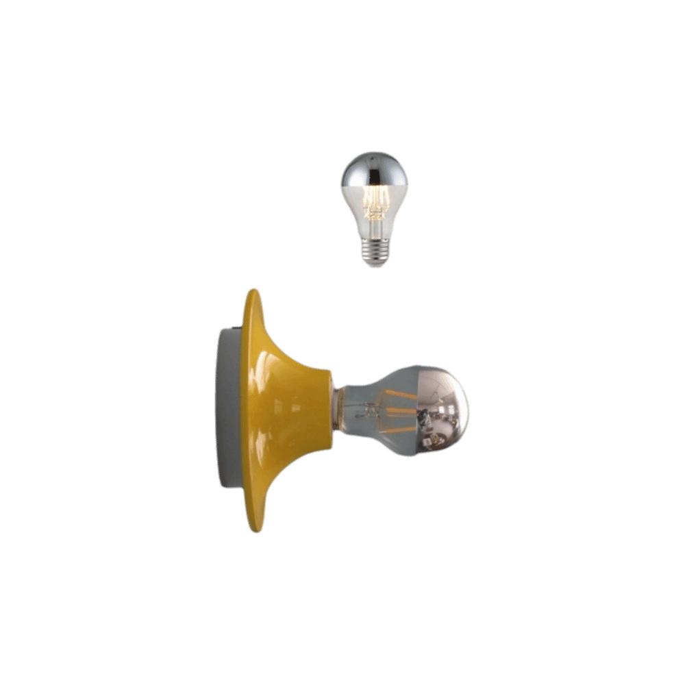 

Vintage Style Retro UFO Wall Lamp Nordic Design Medieval Inspired Decorative Wall Light Nostalgic Decor Simple Style помаранчевий