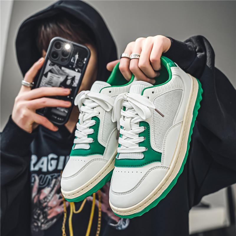 2024 Новая Мужская Повседневная Обувь Модные Кроссовки Плоская Толстая Подошва Мужская — фото 6