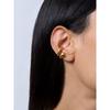 Fashion Geometric Lines Small Double Layer Irregular Design Minimalist Easiest for Match Niche Style Fashionable Painless Ear Cuff Ear Clip